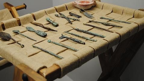Instruments mèdics trobats a Pompeia